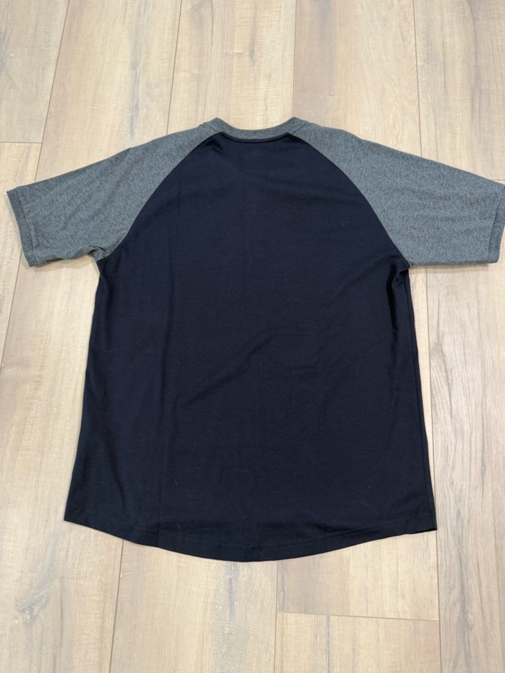 Psycho Bunny Blue & Gray Raglan Henley Shirt - Picture 2 of 4